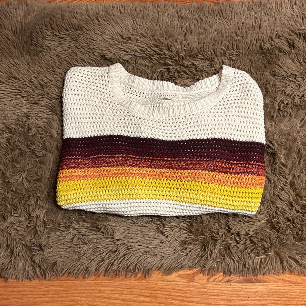 Aeropostale multi color sweater
